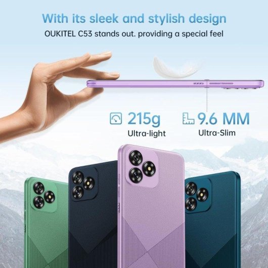 Oukitel C53 4GB 64GB 6.6" Negro