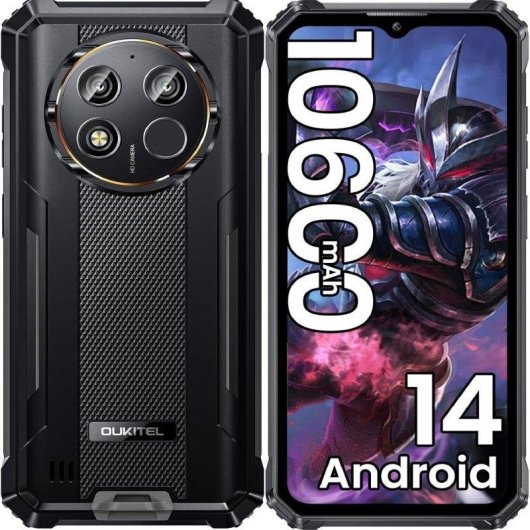 Oukitel WP28E 4G 4GB 64GB Negro 6,52" Resistente al agua