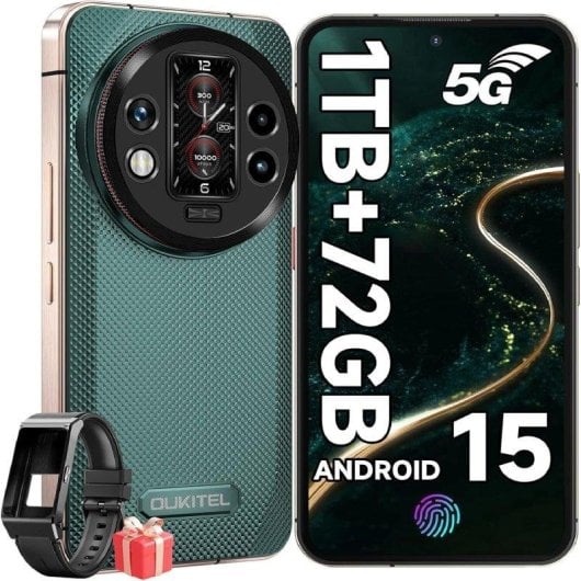 Oukitel WP200 Pro 5G 24GB 1TB 6.7" Vert