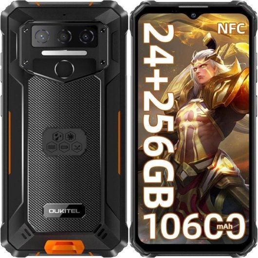 Oukitel WP23 Plus 4G 8GB 256GB 6.52" Naranja