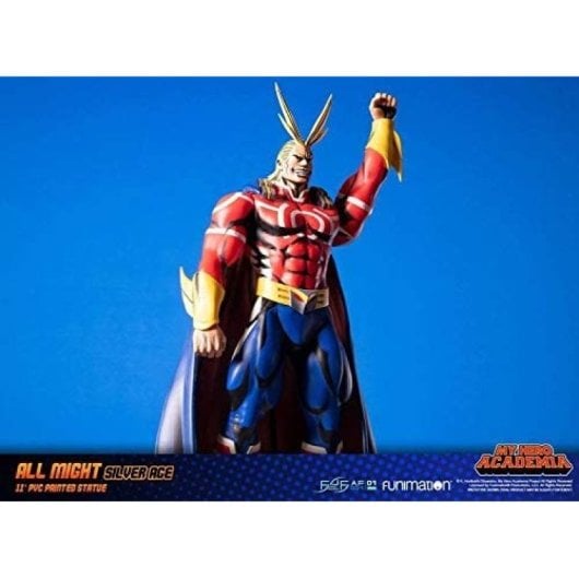 Figura All Might Silver Age Estatua My Hero Academia 28 Cms