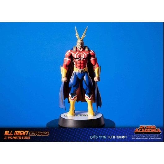 Figura All Might Silver Age Estatua My Hero Academia 28 Cms