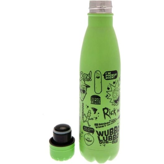Bouteille Pyramid International Rick & Morty Aluminium 500ml Citations Série