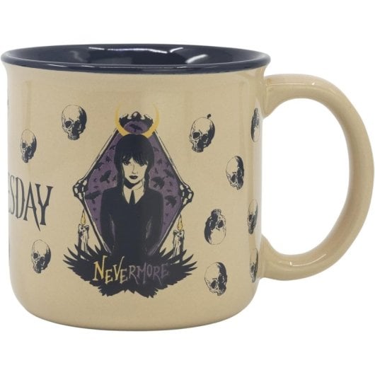 Taza Young Adult Wednesday Cerámica 400 Mls