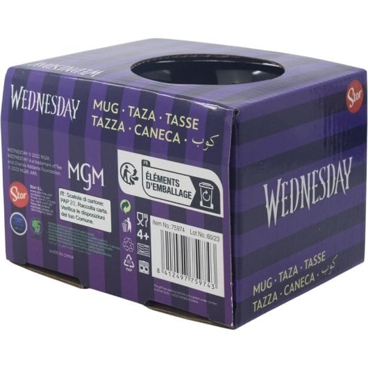 Taza Young Adult Wednesday Cerámica 400 Mls