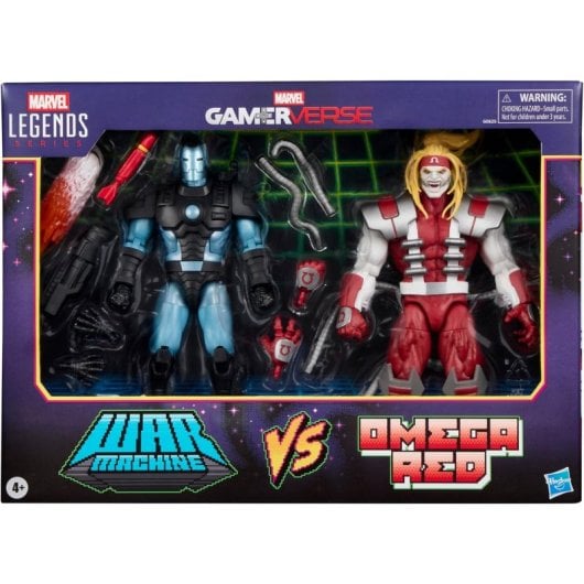 Pack Figuras War Machine Vs Omega Red Gamerverse Marvel Legends Articulada 15 Cms