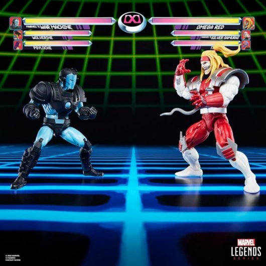 Pack Figuras War Machine Vs Omega Red Gamerverse Marvel Legends Articulada 15 Cms
