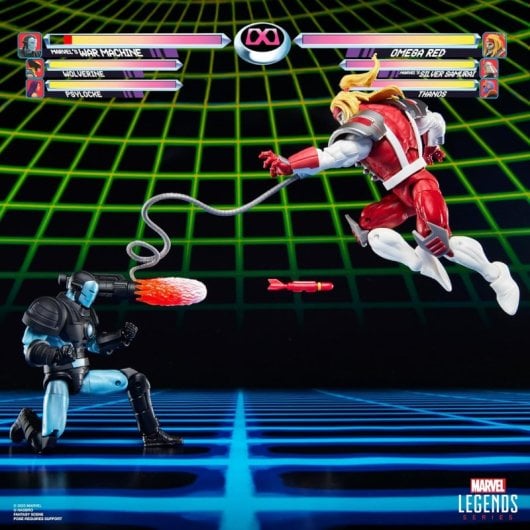 Pack Figuras War Machine Vs Omega Red Gamerverse Marvel Legends Articulada 15 Cms