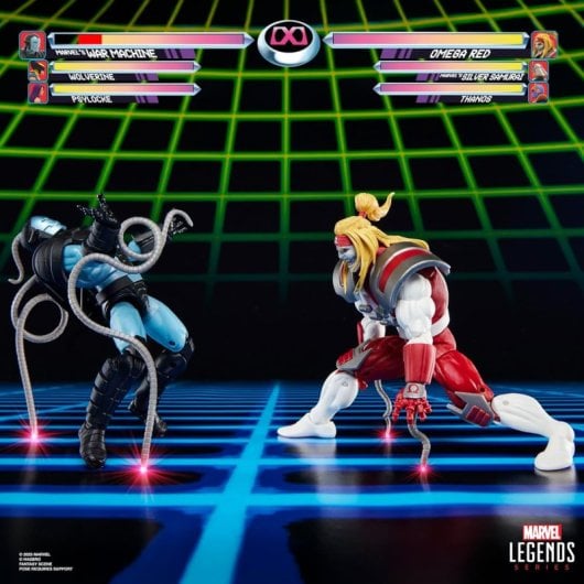 Pack Figuras War Machine Vs Omega Red Gamerverse Marvel Legends Articulada 15 Cms