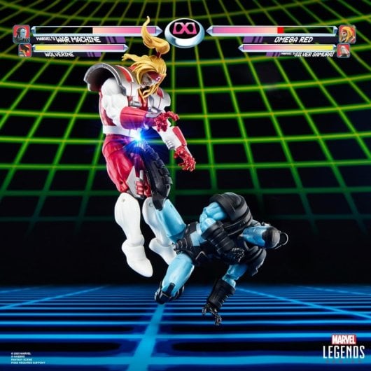 Pack Figuras War Machine Vs Omega Red Gamerverse Marvel Legends Articulada 15 Cms