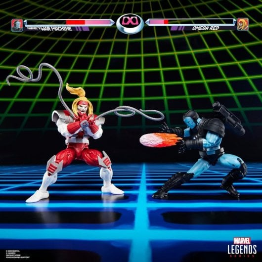 Pack Figuras War Machine Vs Omega Red Gamerverse Marvel Legends Articulada 15 Cms