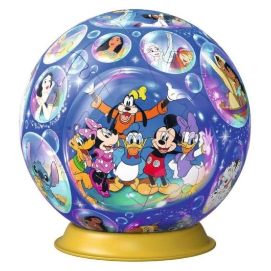 Puzzle 3D Ravensburger Personnages Disney 72 pièces Socle Inclus