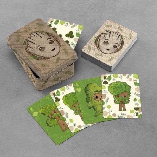 Baraja De Cartas Groot Francesa I Am Groot Marvel