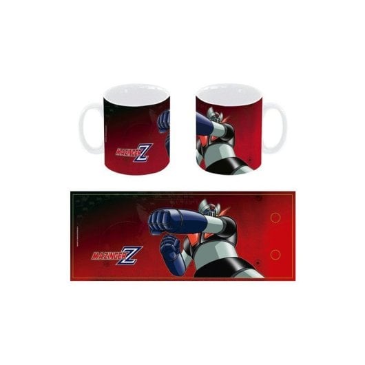 Taza Mazinger Z Puños Cerámica 320 Mls