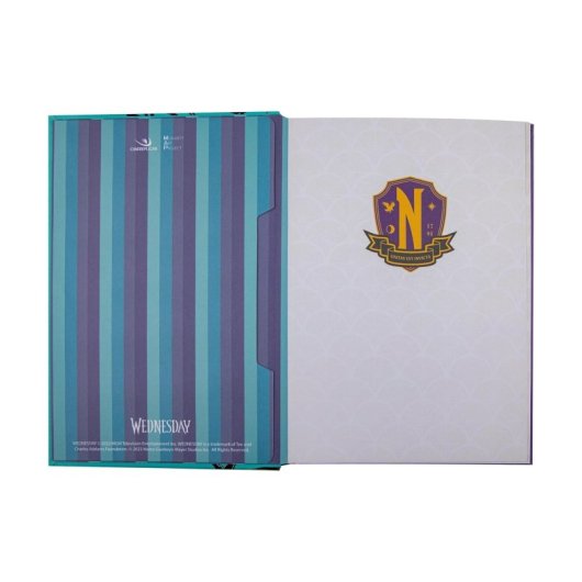 Notitieboek Cineréplicas Wednesday Enid Hardcover 160 Pagina's 14,5x21cm