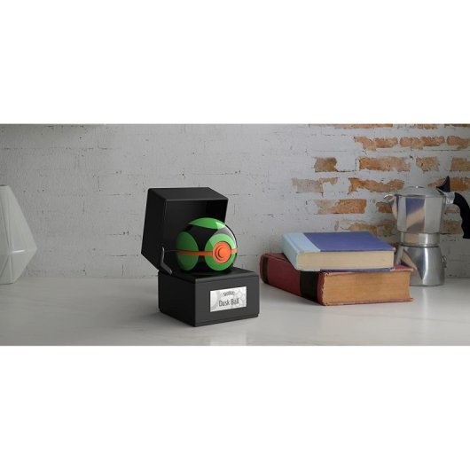 Bola Réplica Electrónica Die Cast Pokemon Dusk Ball Verde