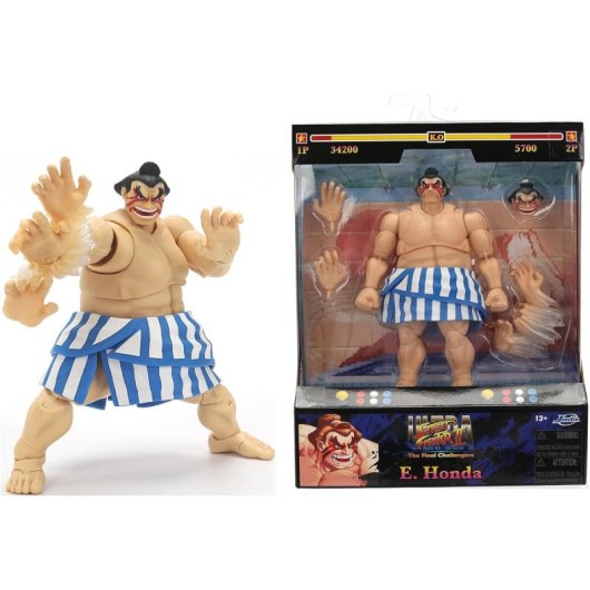Figura E Honda Street Fighter Ii The Final Challengers Articulada 17 Cms