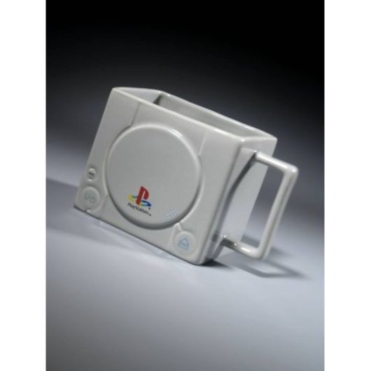 Taza 3d Consola Play Station Cerámica 325 Mls