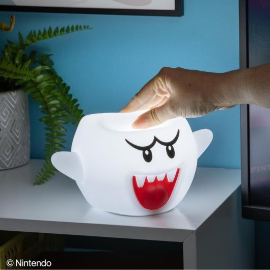 Lámpara De Silicona Boo Squishy Glo Super Mario Bros Nintendo