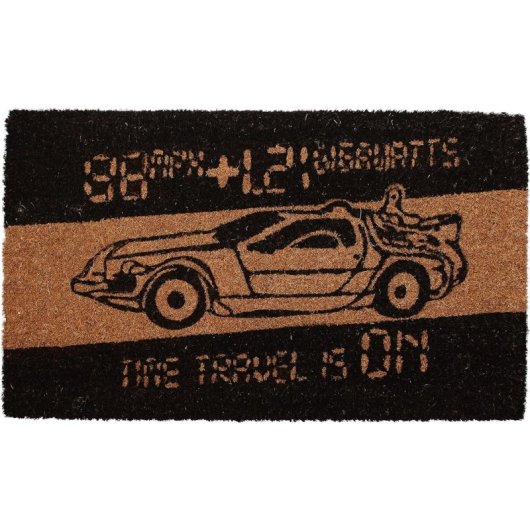 Felpudo Delorean Regreso Al Futuro Back To The Future 60 X 40 Cms