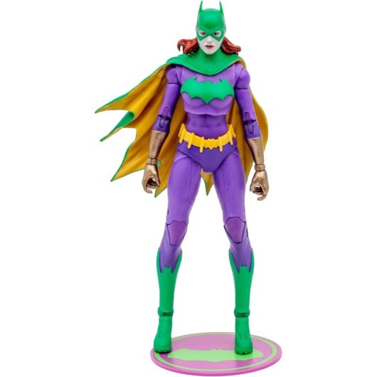 Figura Batgirl Jokerizada Dc Multiverse Gold Label Articulada 17 Cms