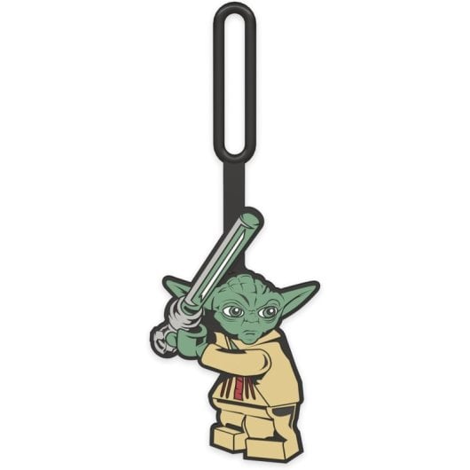 Etiqueta de Bagagem LEGO Star Wars Yoda 3D para Mochilas e Malas