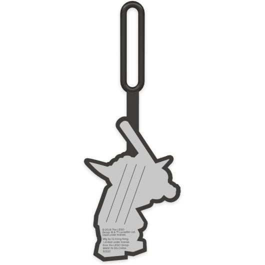 Etiqueta de Bagagem LEGO Star Wars Yoda 3D para Mochilas e Malas