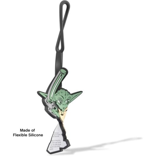 Etiqueta de Bagagem LEGO Star Wars Yoda 3D para Mochilas e Malas