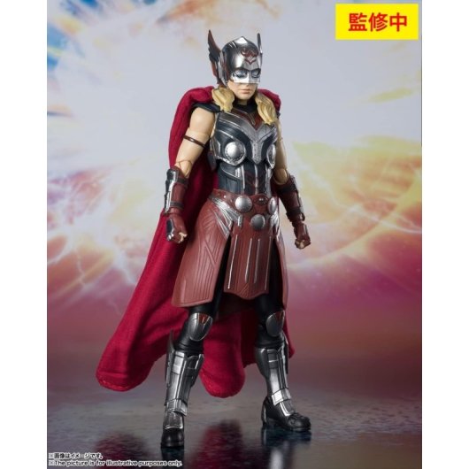 Figura Mighty Thor Jane Foster Thor Amor Y Trueno Marvel Articulada 15 Cms