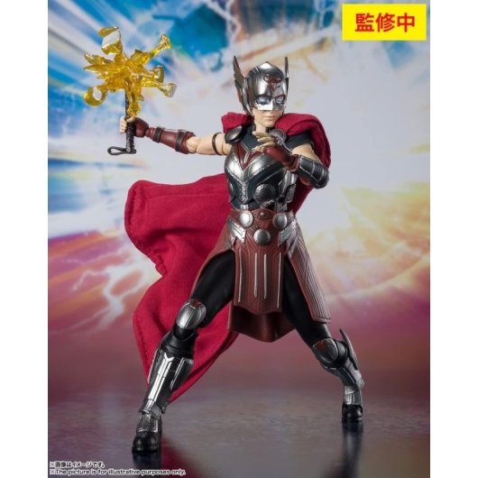 Figura Mighty Thor Jane Foster Thor Amor Y Trueno Marvel Articulada 15 Cms