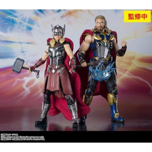 Figura Mighty Thor Jane Foster Thor Amor Y Trueno Marvel Articulada 15 Cms