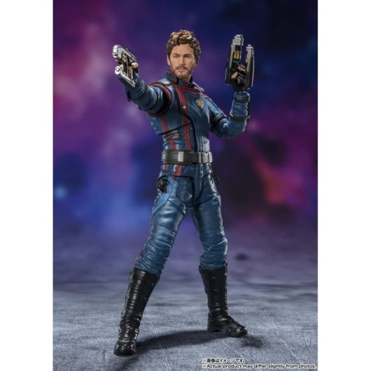 Set Figuras Star-lord Y Rocket Raccoon Guardianes De La Galaxia Vol. 3 Marvel Articuladas 15 Cms Y 6 Cms