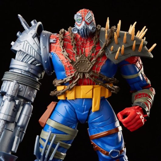 Figura Cyborg Spider-woman Spider-man Across The Spiderverse Part One Marvel Legends Articulada 23 Cms