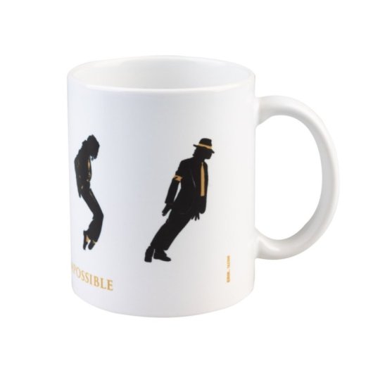 Taza Michael Jackson Nothing Is Impossible Cerámica 350 Mls