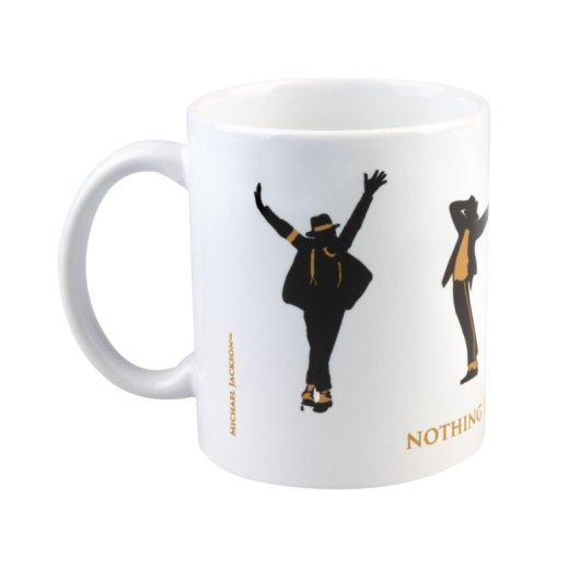 Taza Michael Jackson Nothing Is Impossible Cerámica 350 Mls