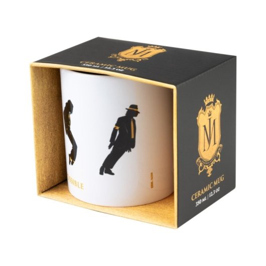 Taza Michael Jackson Nothing Is Impossible Cerámica 350 Mls