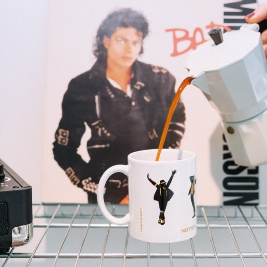 Taza Michael Jackson Nothing Is Impossible Cerámica 350 Mls