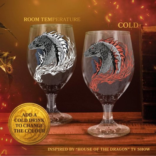 Coupe décorative Paladone Game of Thrones Dragon 350 ml Thermoréactive