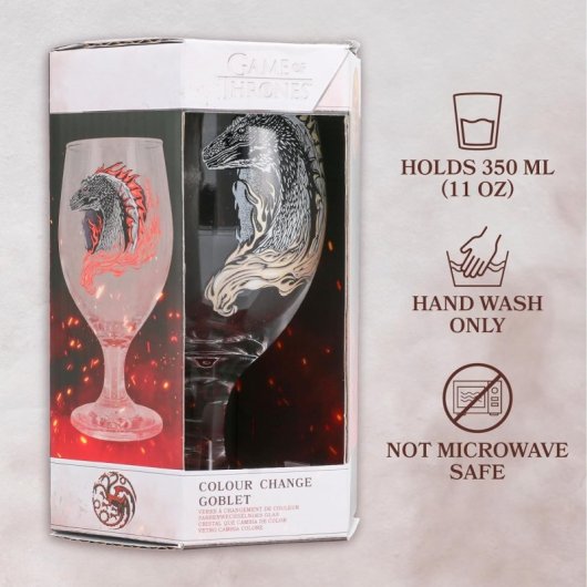 Coupe décorative Paladone Game of Thrones Dragon 350 ml Thermoréactive