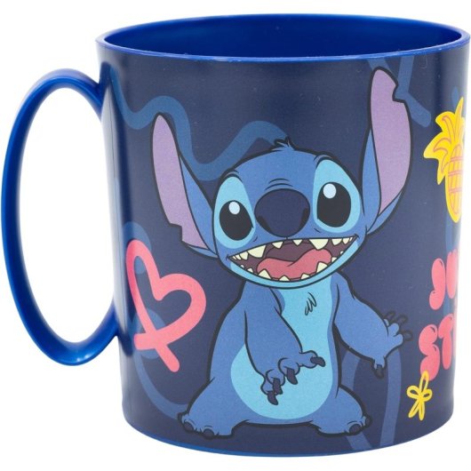 Taza Just Stitch Lilo & Stitch Disney Plástico 350 Mls
