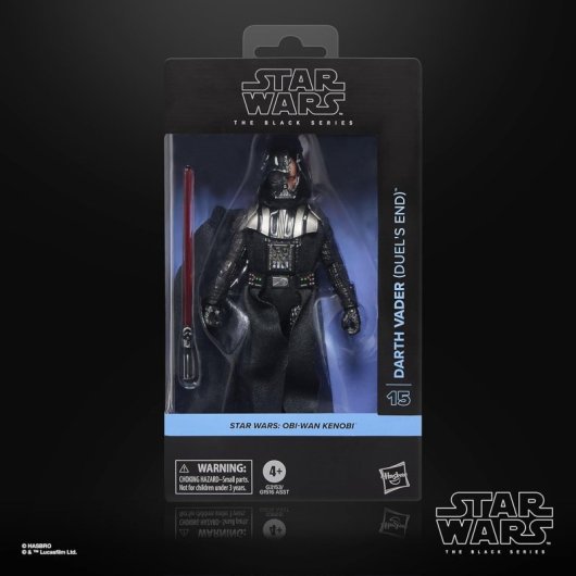 Figura Darth Vader Duel's End Star Wars Obi Wan Kenobi Black Series Articulada 15 Cms