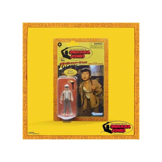 Figura Short Round Indiana Jones Y El Templo Maldito Retro Articulada 9,5 Cms