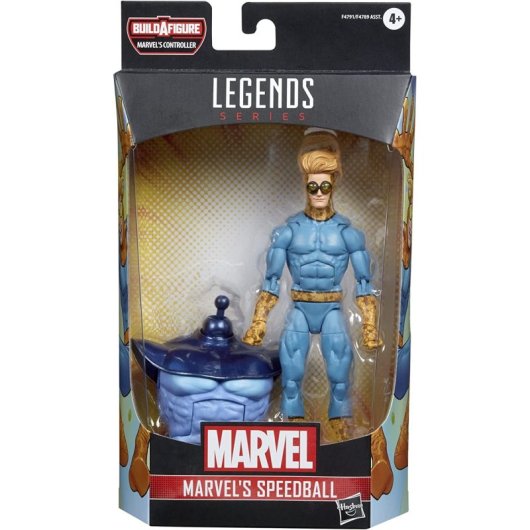 Figura Marvel's Speedball Con Build-a-figure Marvel Legends Seriesarticulada 15 Cms