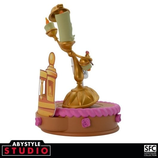 Figura Lumière La Bella Y La Bestia Disney Princess Be Our Guest Diorama 14 Cms