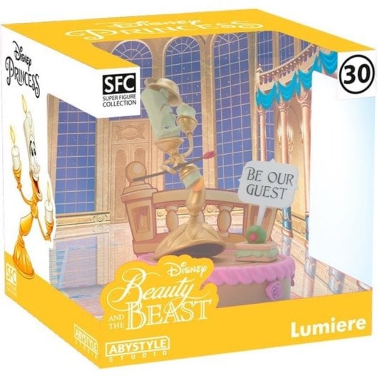Figura Lumière La Bella Y La Bestia Disney Princess Be Our Guest Diorama 14 Cms