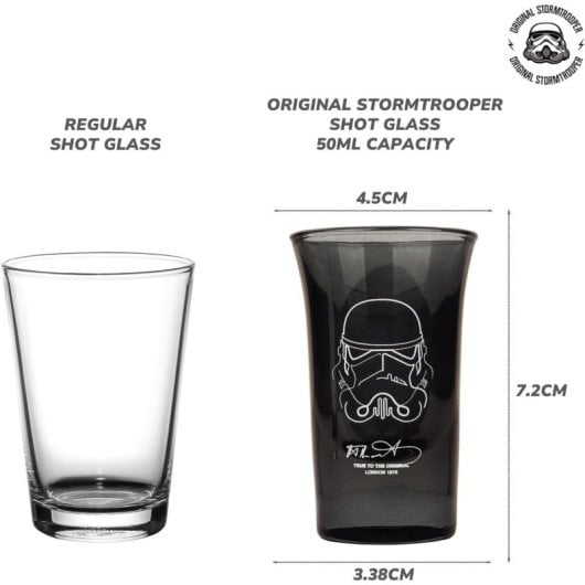 Set 4 Vasos De Chupito Original Stormtrooper Star Wars
