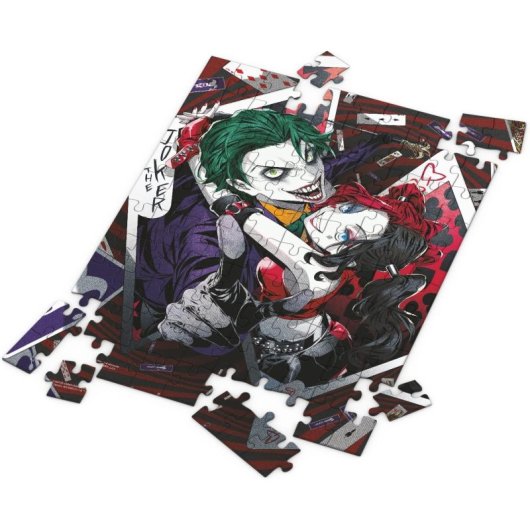 Puzle Joker Y Harley Quinn Dc Efecto 3d + Lámina Lenticular