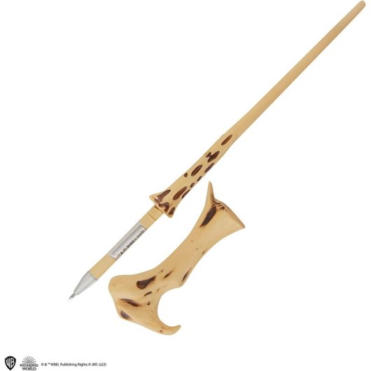Stylo baguette Lord Voldemort Cineréplicas avec support et marque-page Harry Potter