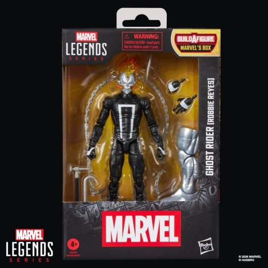 Figura Ghost Rider Robbie Reyes Marvel Legends Articulada 15 Cms