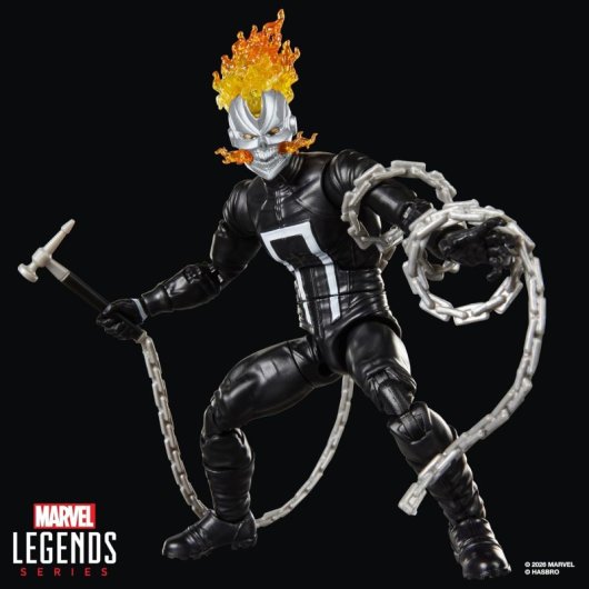 Figura Ghost Rider Robbie Reyes Marvel Legends Articulada 15 Cms